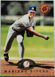 Rivera, Rookie, Mariano, 1995, Topps, Stadium Club, 592, New York, Yankees, Closer, Mo, HOF, WS MVP, World Series, Pitcher, Strikeouts, Ks, RC, Baseball Cards