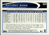 Rizzo, Anthony, Rookie, Gold, Sparkle, SP, Refractor, 2012, Topps, 334, RC, Platinum Glove, Gold Glove, All-Star, Silver Slugger, World Series, Chicago, Cubs, New York, Yankees, San Diego Padres, Boston Red Sox, Home Runs, Slugger, RC, Baseball, MLB, Baseball Cards
