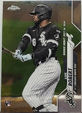 Robert, Rookie, Debut, Luis, 2020, Topps, Chrome, Update, U-58, U58, RC, Chicago, White Sox, Lou Bob, La Pantera, Home Runs, Slugger, RC, Baseball Cards