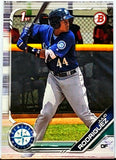 Rodriguez, Julio, Rookie, 1st Bowman, JRod, J-Rod, 2019, Bowman, Prospects, BP-33, BP33, 33, Topps, RC, Rookie Of The Year, ROY, All-Star, Home Run Derby, HR Derby, Seattle, Mariners, Home Runs, Slugger, RC, Baseball, MLB, Baseball Cards