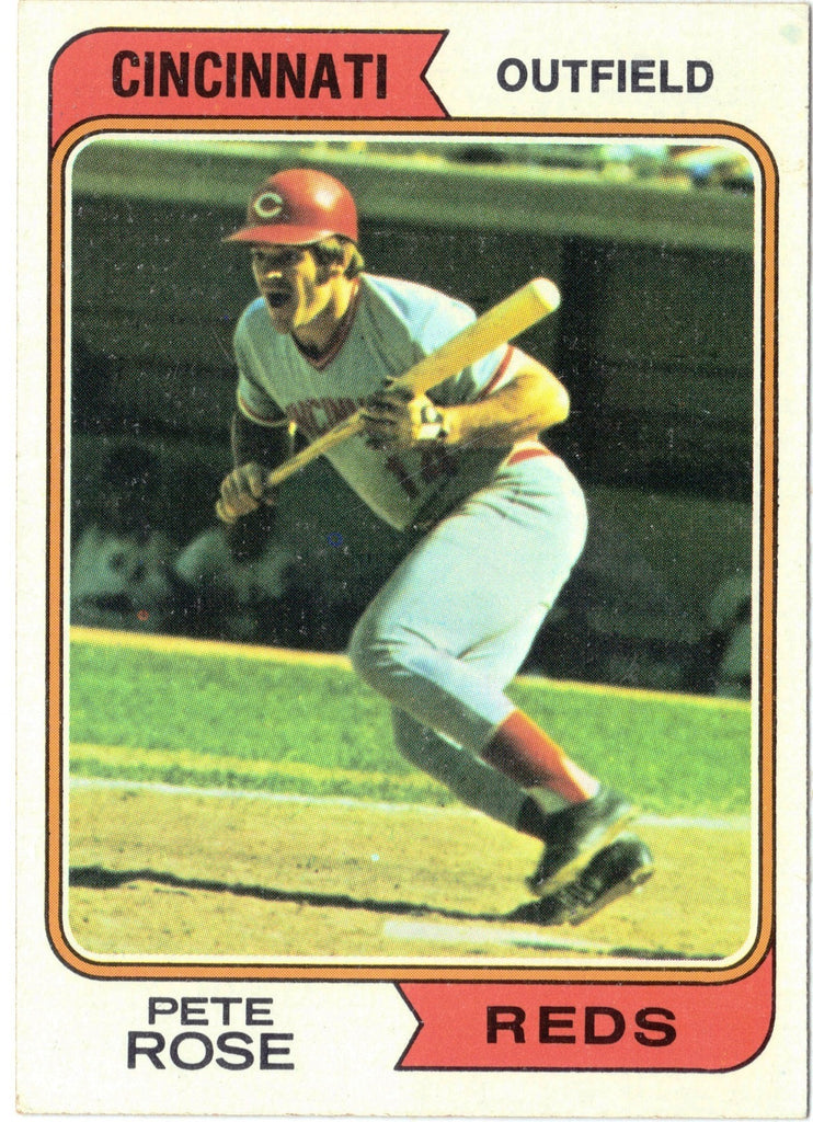 Pete Rose 1974 Topps #300 Cincinnati Reds, MVP, 'Hit King