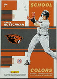 Rutschman, Rookie, Adley, 2019, Panini, Contenders, School Colors, 1, RC, 1st Pick Overall, Catcher, Baltimore, Orioles, Oregon State, NCAA, College, Home Runs, Slugger, RC, Baseball Cards