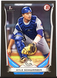 Schwarber, Kyle, Rookie, 1st Bowman, Black Asia, Variation, SP, 2014, Bowman, Draft, DP2, Topps, RC, All-Star, World Series, Chicago, Cubs, Washington, Nationals, Philadelphia, Phillies, Home Runs, Slugger, RC, Baseball, MLB, Baseball Cards