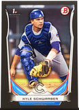 Schwarber, Kyle, Rookie, 1st Bowman, Black Asia, Variation, SP, 2014, Bowman, Draft, DP2, Topps, RC, All-Star, World Series, Chicago, Cubs, Washington, Nationals, Philadelphia, Phillies, Home Runs, Slugger, RC, Baseball, MLB, Baseball Cards