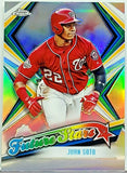 Soto, Juan, Refractor, Future Stars, 2019, Topps, Chrome, FS-10, Phenom, All-Star, Batting Title, Washington, Nationals, Home Runs, Slugger, Baseball Cards