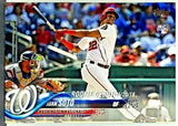Juan Soto Rookie Debut 2018 Topps Update #US104 Nationals Young Star!