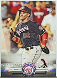 Soto, Rookie, Juan, 2018, Topps, Update, Salute, Insert, S-29, Washington, Nationals, Slugger, Hits, Home Runs, RC, Baseball Cards