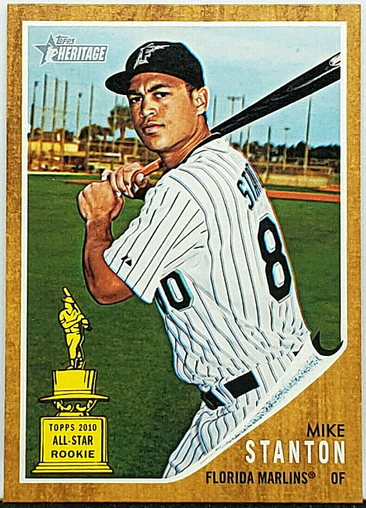 Mike Stanton Rookie Trophy 2011 Topps Heritage #288 Giancarlo, MVP