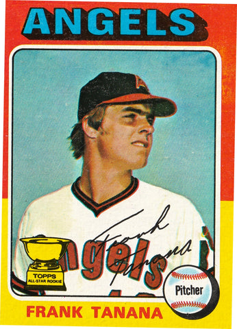 Frank Tanana Rookie Mini 1975 Topps Mini #16 Pitcher, Angels, Rare