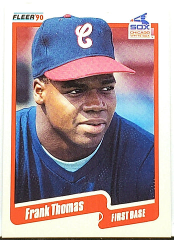 Thomas, Frank, Rookie, 1990, Fleer, Update, U-87, RC, HOF, MVP, All-Star, Silver Slugger, Batting Title, Home Run Derby Champ, Big Hurt, Chicago, White Sox, Toronto, Blue Jays, Oakland, Athletics, Home Runs, Slugger, RC, Baseball, MLB, Baseball Cards