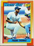 Thomas, Rookie, Frank, 1990, Topps, 414, Phenom, Big Hurt, HOF, MVP, All-Star, Silver Slugger, Chicago, White Sox, Home Runs, Slugger, RC, Baseball Cards