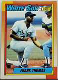 Thomas, Rookie, Frank, 1990, Topps, 414, Phenom, Big Hurt, HOF, MVP, All-Star, Silver Slugger, Chicago, White Sox, Home Runs, Slugger, RC, Baseball Cards