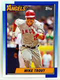 Trout, Mike, 1990 Topps, Retro, 2013, Topps, Archives, ROY, 3x MVP, All-Star, Phenom, Los Angeles, Angels, Anaheim, Home Runs, Slugger, Baseball Cards