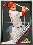 Trout, Mike, 2013, Panini, Pinnacle, 45, Early Trout Card, Phenom, Rookie of the Year, ROY, MVP, All-Star, All-Star Game MVP, ASG, Silver Slugger, Los Angeles, Angels, Anaheim, Home Runs, Slugger, RC, Baseball Cards
