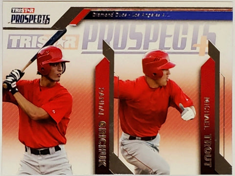 Mike Trout Rookie 2009 Tristar Prospects #81 Angels 3X MVP, ROY, Rare CardboardandCoins.com Mike Trout Rookie 2009 Tristar Prospects #81 Angels 3X MVP, ROY, Rare CardboardandCoins.com