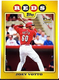 Votto, Joey, Rookie, Gold, 2008, Topps, K-Mart, RV4, RC, MVP, On-Base Percentage, OBP, Canada, Canadian, Cincinnati, Reds, Home Runs, Slugger, RC, Baseball, MLB, Baseball Cards