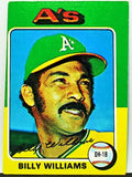 Billy Williams 1975 Topps #545 HOF Oakland A's, Cubs, DH-1B