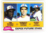 Tim Raines Rookie 1981 Topps #479 HOF, Montreal Expos, Stolen Bases!