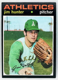 Jim Hunter 1971 Topps #45 Catfish, Athletics, World Series, Yankees