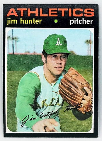 Jim Hunter 1971 Topps #45 Catfish, Athletics, World Series, Yankees