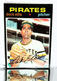 1971 Topps #2 Dock Ellis, Pitcher, Pittsburgh Pirates Ace, NM+, CardboardandCoins.com