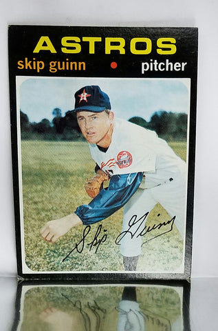 1971 Topps RARE HIGH #741 Skip Guinn, Pitcher, Houston Astros, EX-NM+, CardboardandCoins.com